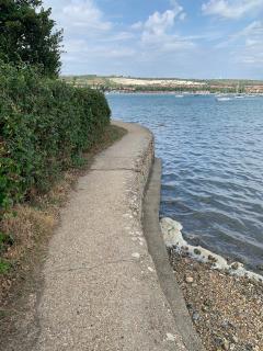 Rounding the point to head back towards Portchester